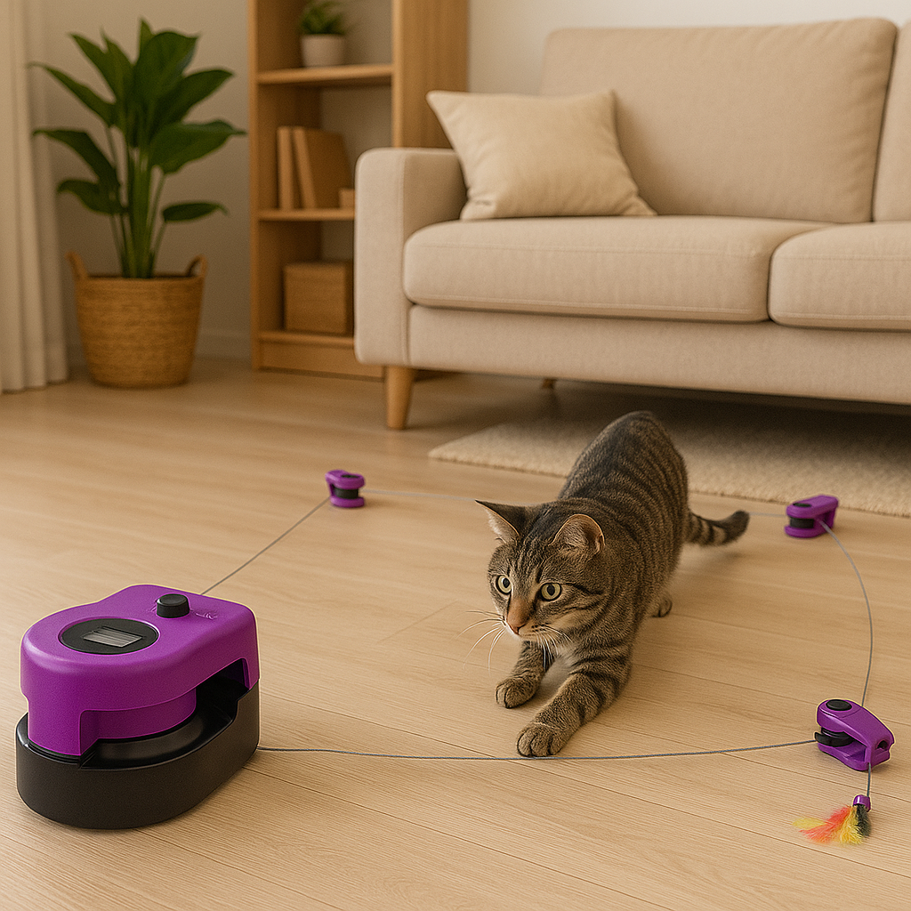 Gioco Interattivo Automatico per Gatti, Stimola Istinto e Movimento Naturale | Chase Loop