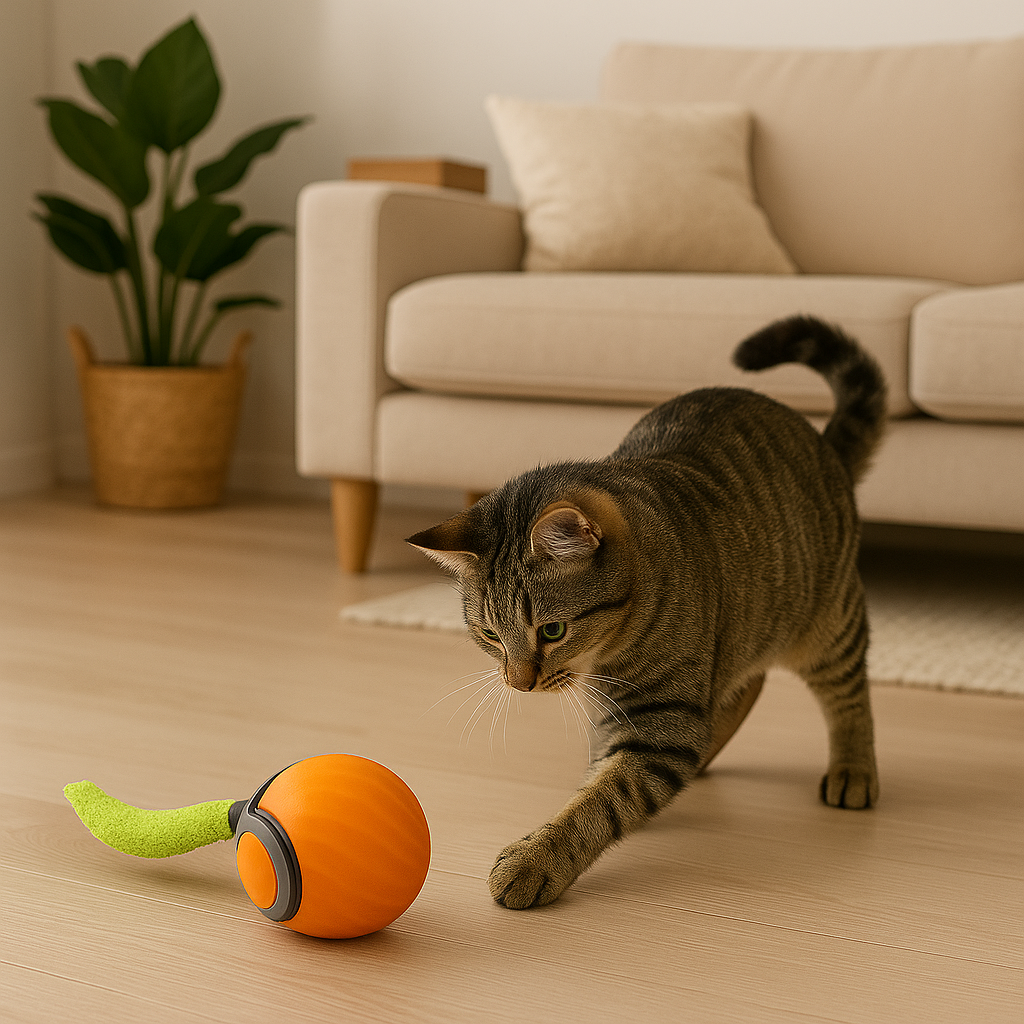Pallina Interattiva Automatica per Gatti, Coda in Movimento per Gioco Smart e Divertente | Speedy Tail