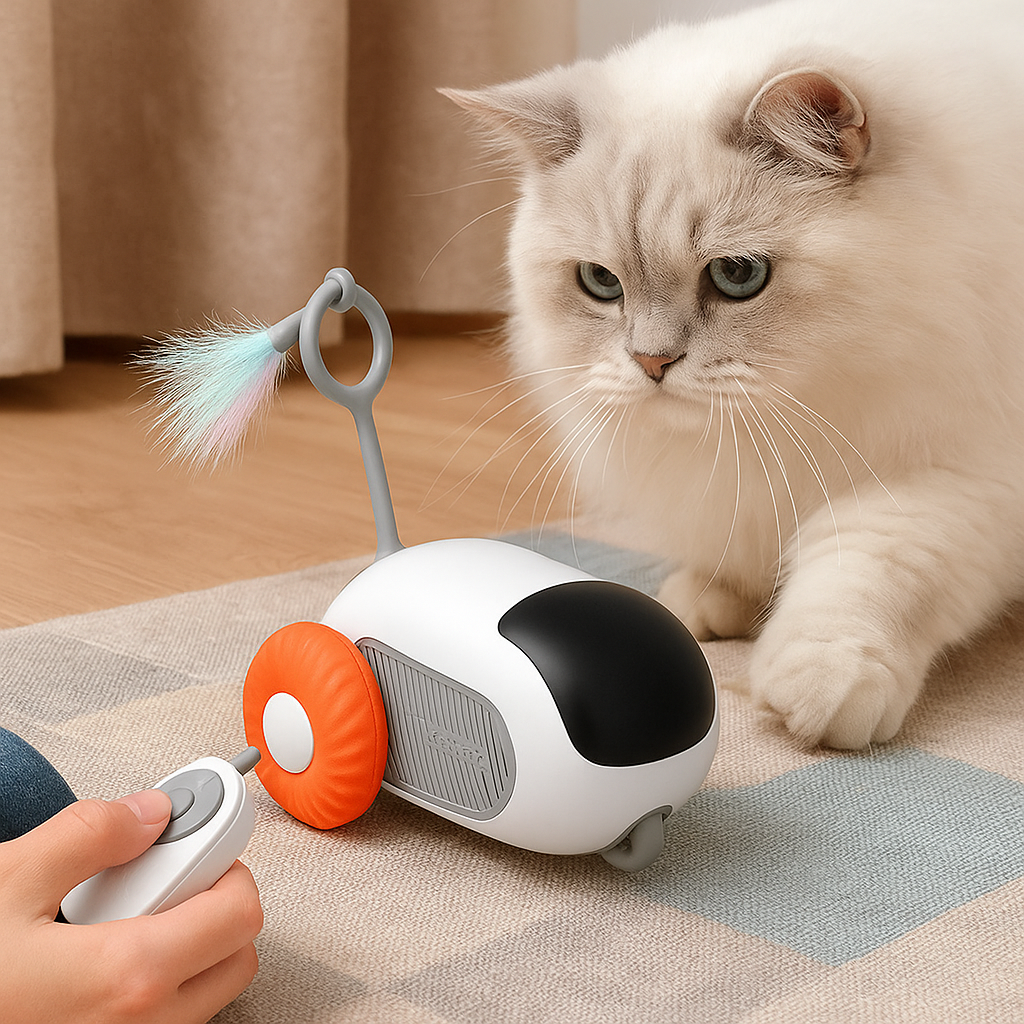 Gioco Radiocomandato per Gatti, Auto con Sensori | SmartCar