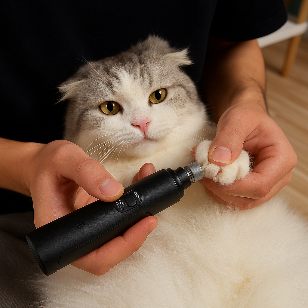 Tagliaunghie Elettrico Silenzioso per Gatti e Cani | PurrTrim
