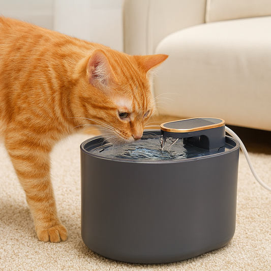 Fontanella Elettrica Silenziosa per Gatti Acqua Fresca e Pulita 24/7 | AquaFlow
