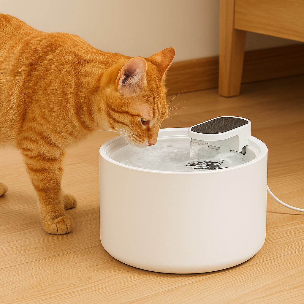 Fontanella Elettrica Silenziosa per Gatti Acqua Fresca e Pulita 24/7 | AquaFlow