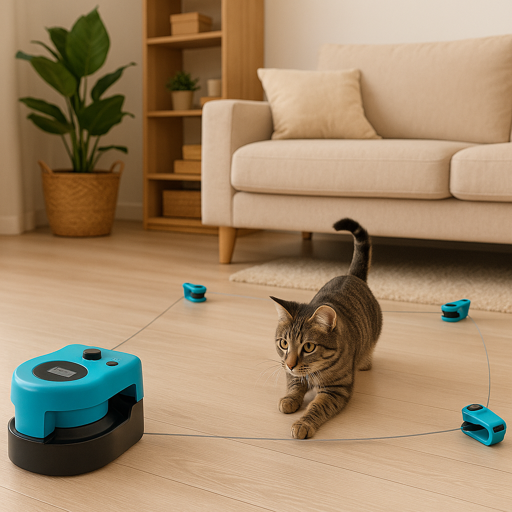 Gioco Interattivo Automatico per Gatti, Stimola Istinto e Movimento Naturale | Chase Loop