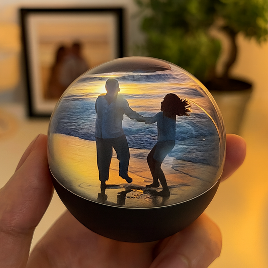 Sfera Olografica per Foto e Video Regalo Personalizzato per Ricordi Indimenticabili | Crystal Memory